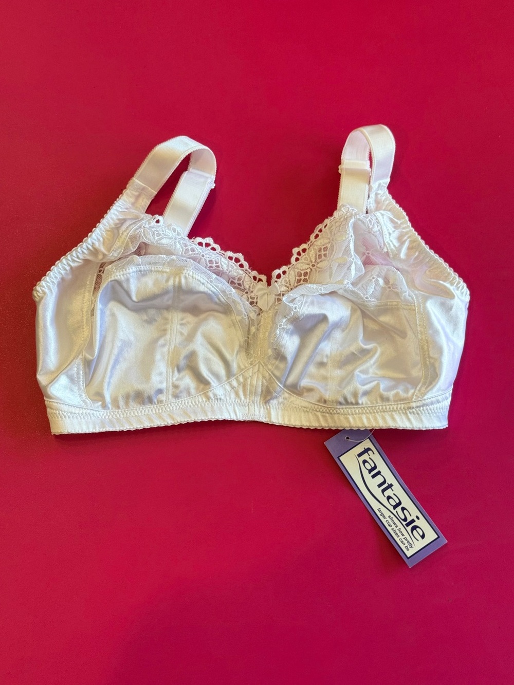 Fantasie Clover Bra NWT White Size US 32H Size UK 32FF Soft Cup Fantasie 7015
